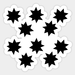 star pattern Sticker